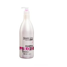 Stapiz шампунь для волос Sleek Line Blush Blond с шелком, 1 л