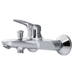 Смеситель для ванны с подключением душа AM.PM Sunny F85C10000 однорычажный сере6ристый