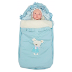 Конверт-мешок Осьминожка Мышка (К119) голубой