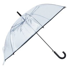 Зонт-трость полуавтомат Эврика Прозрачный 99548 прозрачный
