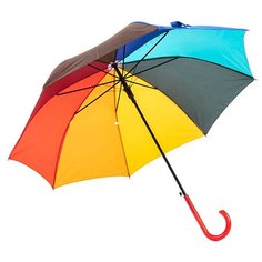 Зонт-трость полуавтомат Эврика Радуга 97503 многоцветный