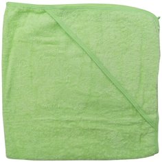 Папитто Полотенце с уголком 3013 банное 100х100 см салатовый