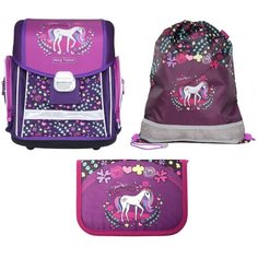 MagTaller Ранец Evo Lovely Unicorn с наполнением, фиолетовый