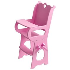 PAREMO Кукольный стульчик для кормления (PFD120-57) розовый