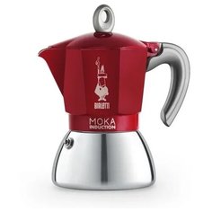 Гейзерная кофеварка Bialetti Moka Induction (6 чашек), rosso