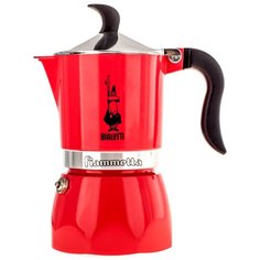 Гейзерная кофеварка Bialetti Fiammetta (3 порции), красный