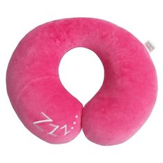 Подушка для шеи Amarobaby Soft Bagel, малиновый