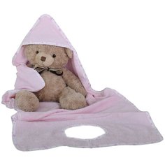 BabyBunny Полотенце фартук банное 70х140 см розовое