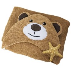 BabyBunny Полотенце Мишка банное 65х125 см бежевое