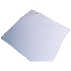 BabyBunny Полотенце с уголком банное 100х100 см белое