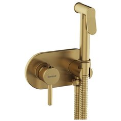 Смеситель с душевой лейкой встраиваемый damixa Option 214000000 бронзовый