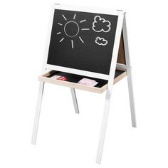 Мольберт детский KETT-UP ECO с магнитной доской и ящиком (KU233/KU234) белый/натуральный
