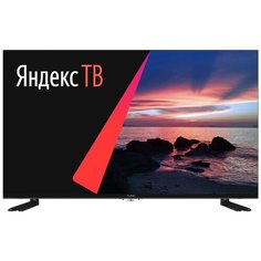 Телевизор Yuno ULX-43UTCS347 43" (2020) на платформе Яндекс.ТВ, черный