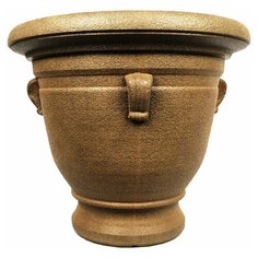 Горшок кашпо для цветов Campana диаметр 48 см 50 литров, поддон, дренаж. Светлый терракот. Ар. Е701-11, ТЕК.А.ТЕК