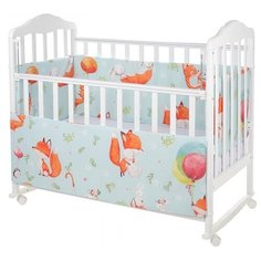 Lemony kids бортик в кроватку Native голубой