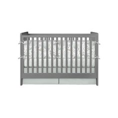 MomStory Design Бортик в кроватку Вудланд Зима серый
