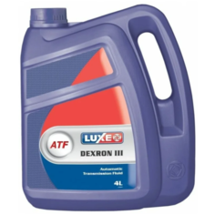 Трансмиссионное масло LUXE ATF DEXRON III минеральное 4 л