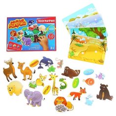 Игра-конструктор на липучках "География" 923596 Школа талантов