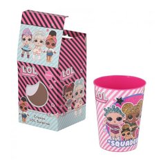 СТАКАН ПЛАСТ. "LOL SURPRISE" 0,35 Л (1/24) "АЛЬТЕРНАТИВА" М7628 Alternativa