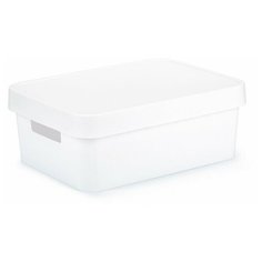 Коробка INFINITY с крышкой 11л белая Curver