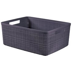 Корзина JUTE M 12л темно-фиолетовый Curver
