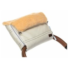 Муфта меховая для коляски Nuovita Alpino Lux Pesco (Crema/Кремовый)