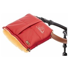 Муфта меховая для коляски Nuovita Siberia Lux Pesco (Rosso/Красный)