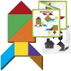 Головоломка "Танграм" транспорт 4289725 Лесная мастерская