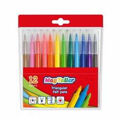 Фломастеры Magtaller TRIO 12цветов