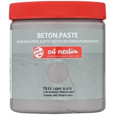 Паста для декорирования с эффектом бетона Art Creation 250мл цв.7511 светлый сланец Royal Talens