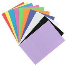 Calligrata Набор фоамирана для декорирования Пенка 2410104 (10 шт.) разноцветный