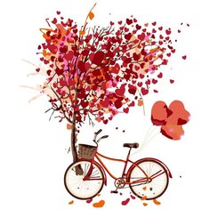 Прогулка с любовью Раскраска по номерам на холсте Живопись по номерам KTMK-435451 40х50