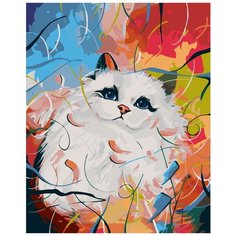 Красавица Раскраска картина по номерам на холсте A182 40х50