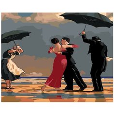 Поющий дворецкий Раскраска по номерам на холсте Живопись по номерам VE07 40х50