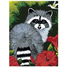 Енотик Раскраска картина по номерам на холсте A285 30х40