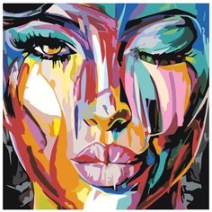 Воздушный поцелуй Раскраска картина по номерам на холсте RO124 40х40