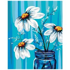 Скромный букет Раскраска по номерам на холсте Живопись по номерам F52 40х50