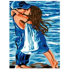 Первые чувства Раскраска по номерам на холсте Живопись по номерам KRYM-FN11 30х40