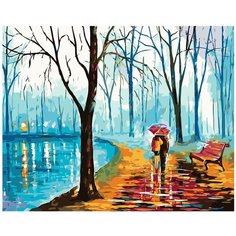 Прогулка в парке Раскраска картина по номерам на холсте Z4550 40х50