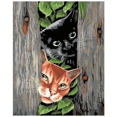 Любопытные соседи Раскраска картина по номерам на холсте A114 40х50