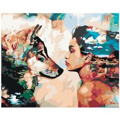 Единство взгляда Раскраска по номерам на холсте Живопись по номерам KTMK-90744 40х50