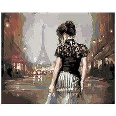 Вечерний Париж Раскраска картина по номерам на холсте MS05 40х50