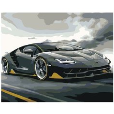 Скорость Раскраска по номерам на холсте Живопись по номерам KTMK-15316 40х50