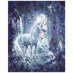 Волшебная луна Раскраска картина по номерам на холсте KTMK-11260 40х50