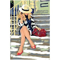 Ожидание Раскраска по номерам на холсте Живопись по номерам RO37 40х60