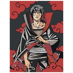 Итачи Учиха. Аниме Раскраска картина по номерам на холсте AAAA-RS048 30х40