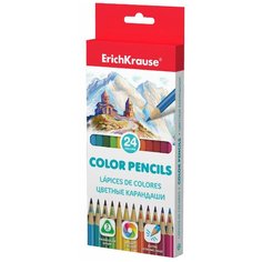 ErichKrause Цветные карандаши трехгранные 24 цвета (49888)
