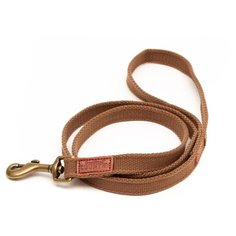 Поводок для собак GREAT&SMALL Canvas 20х1200мм коричневый