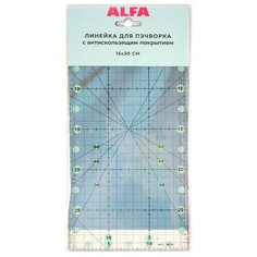 Линейка для пэчворка Alfa 30*15см