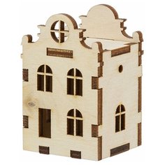 Заготовки и основы Mr. Carving ВД-564 Домик "Амстердам" фанера №1 (6х4см)